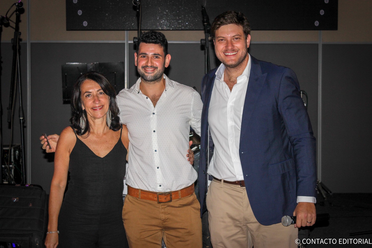 Alejandra Teich, Angelo Macchi y Jose Carlos Brunetti