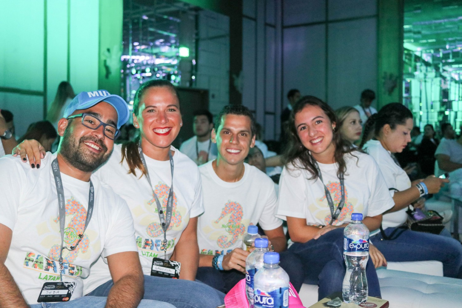 Sebastian Muñoz, Gabriela Morales, Carlos Pavon y Paloma Sanchez