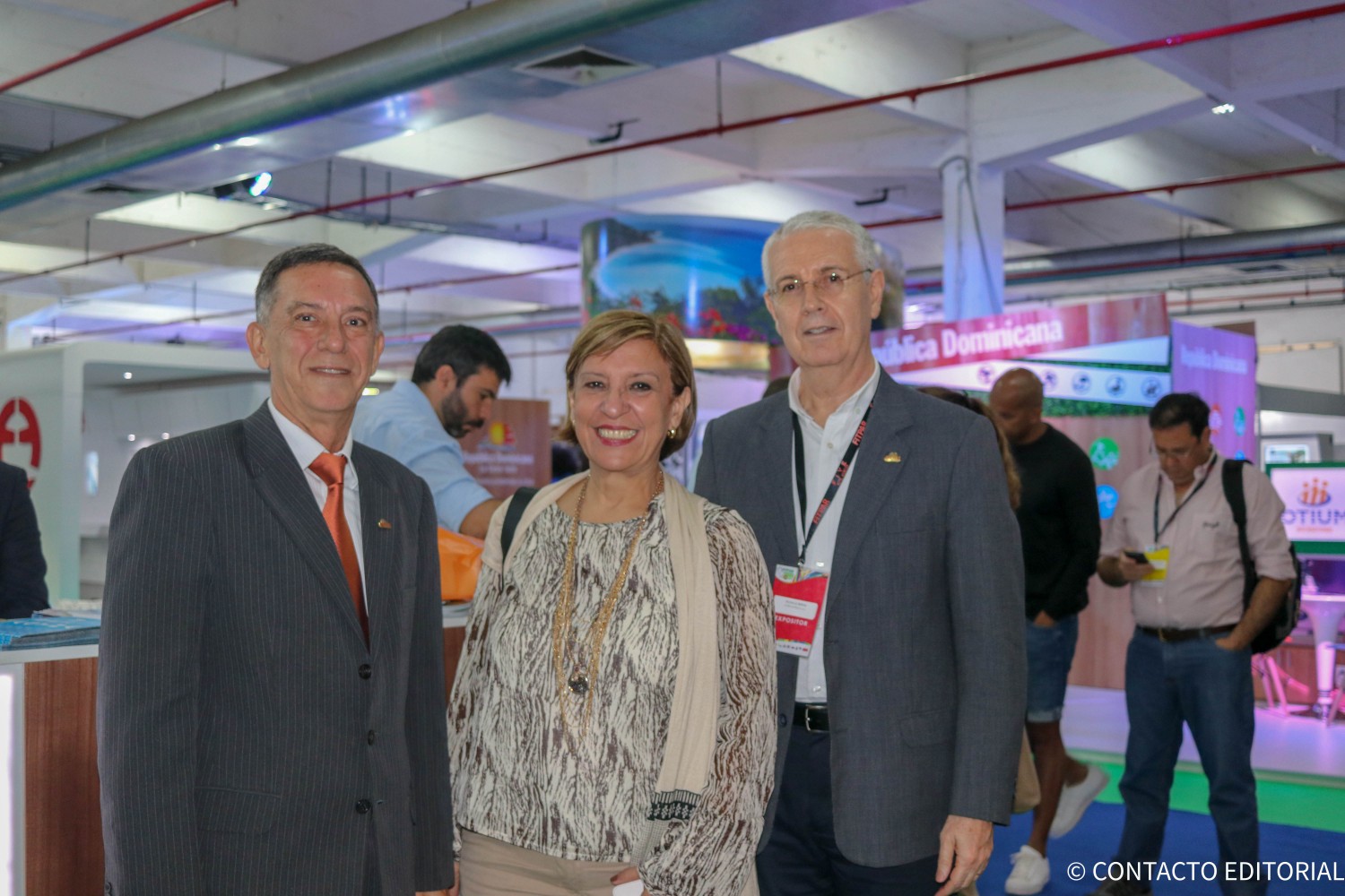 Victor Pavon, Marta Chamorro y Ronald Birks