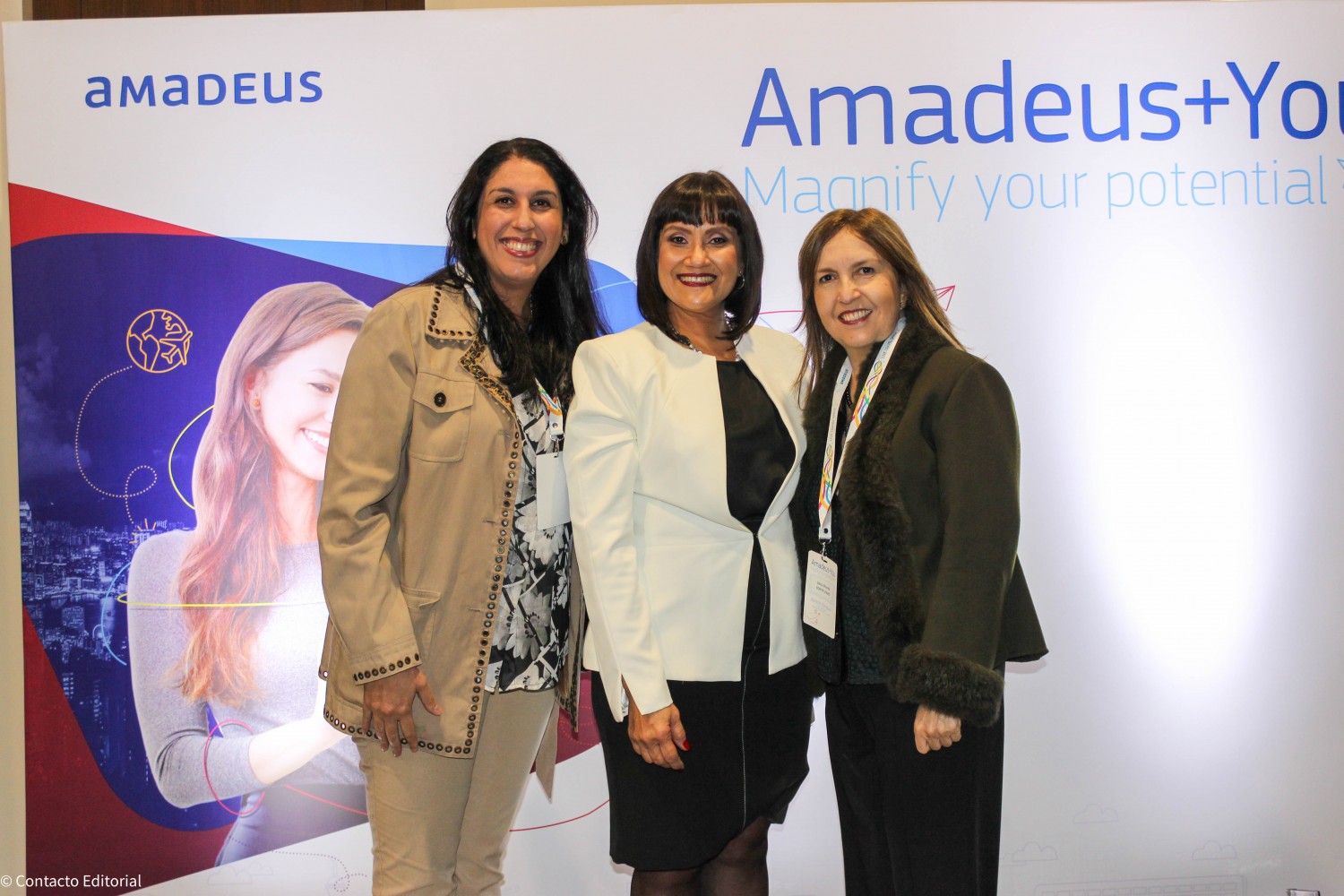 Severania Gutierrez, Johanna Izquierdo y Gloria Miranda