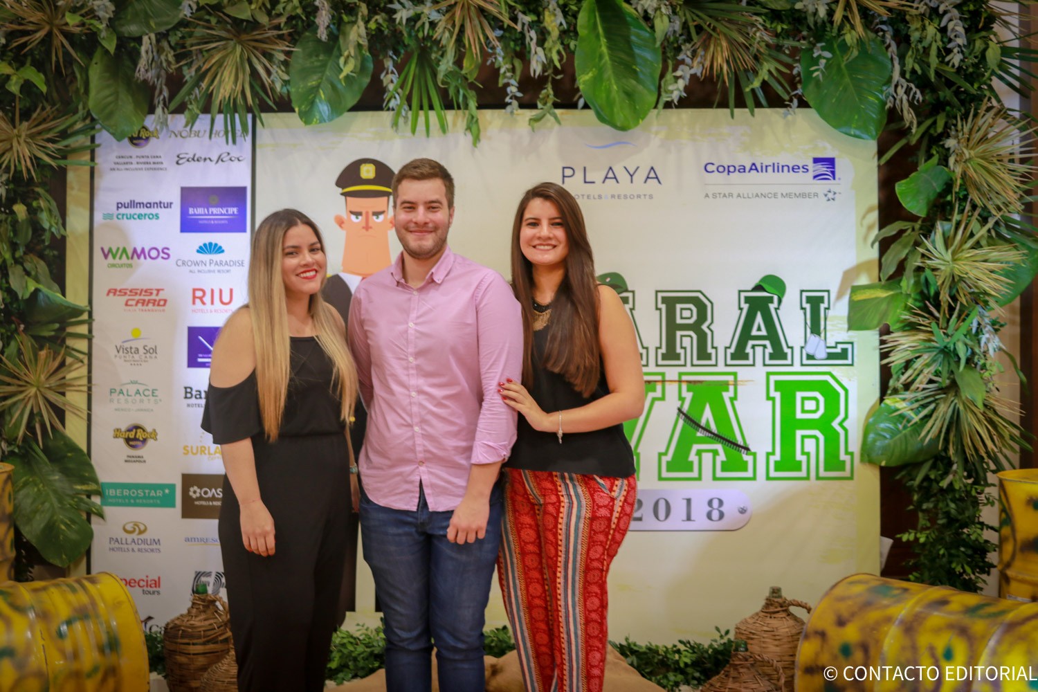 Jessica Cortesi, Carlos Ocampo y Adriana Maldonado