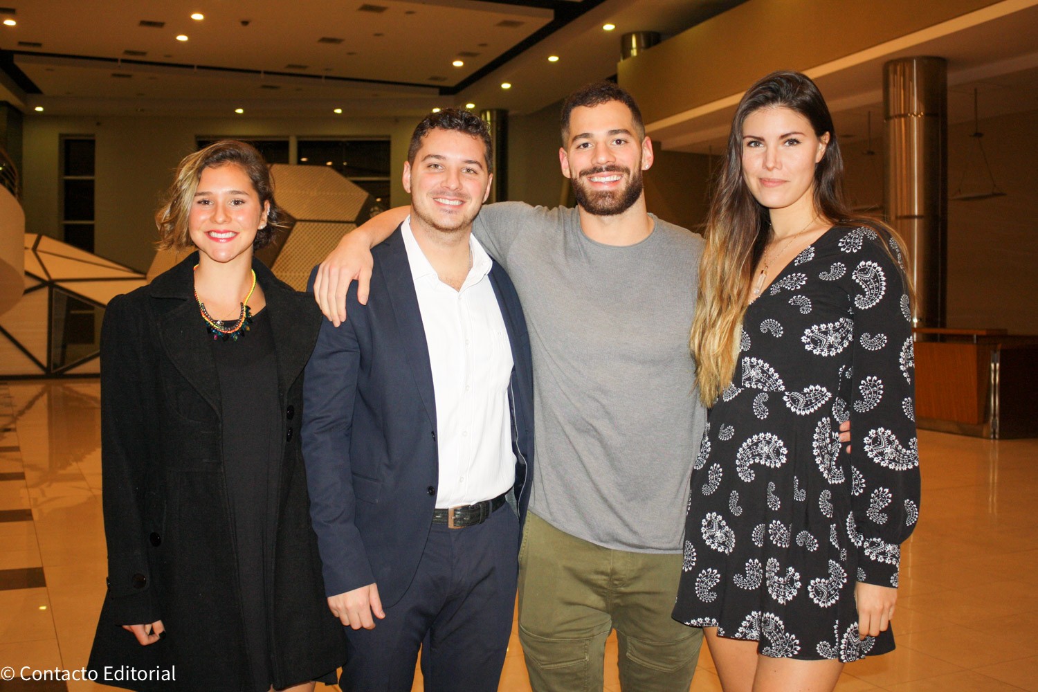 Bianca, Joaquin, Renato Prono y Alba Riquelme