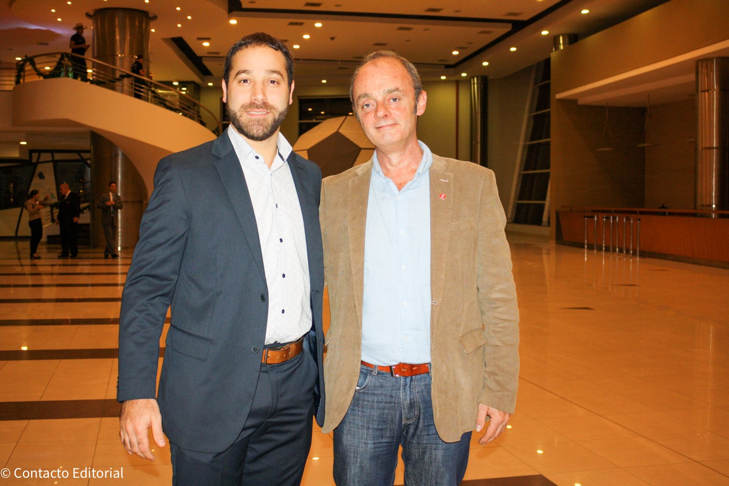 Enzo Pangracio y Guillermo Pontorriero