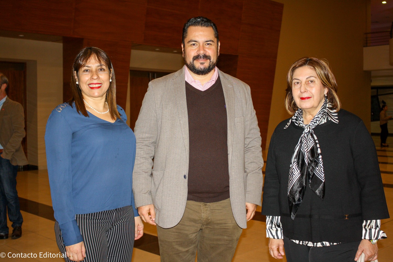 Marta Ruiz, Olavi Linkola y Doris Penoni