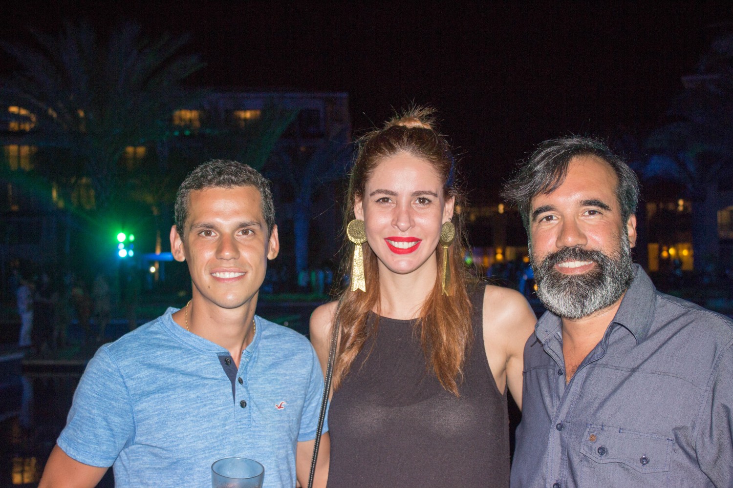 Carlos Pavon, Lara Tomassi y Alejandro Ocampos