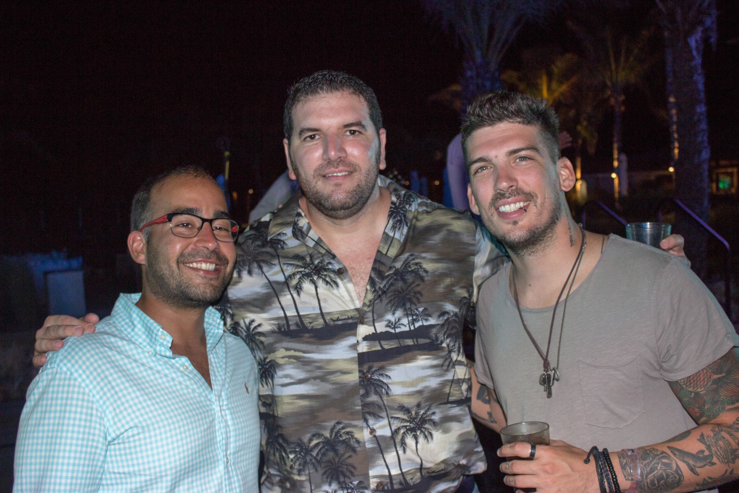 Sebastian Muñoz, Christian Correa y Guille Preda