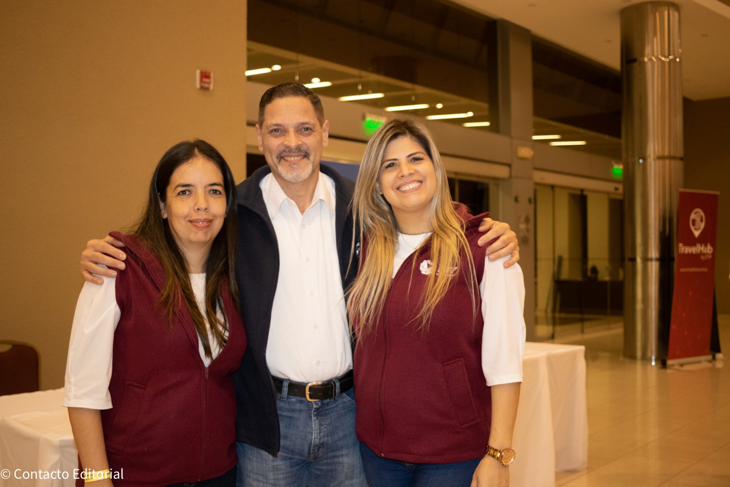 Graciela Zelaya, Dario Villagra y Laura Davalos