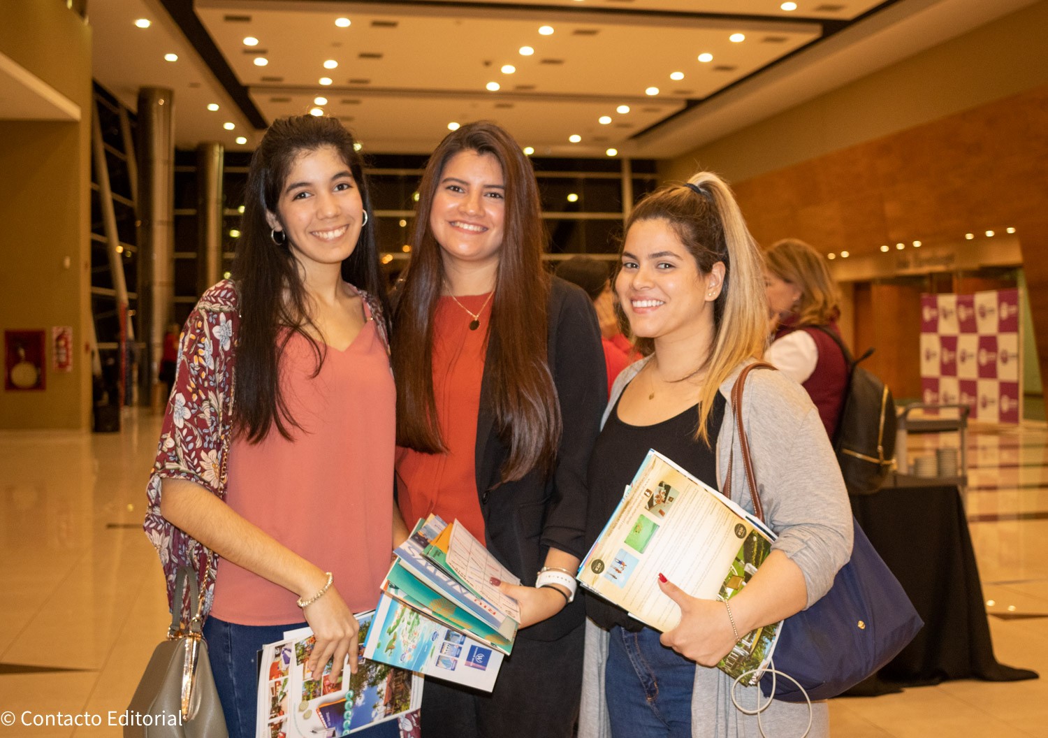 Paulina Sanchez, Adriana Maldonado y Jessica Cortesi