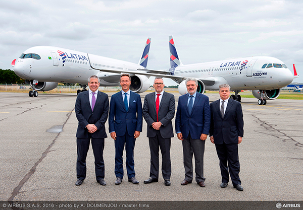 LATAM Recibe el primer A320neo de todo el continente Americano
