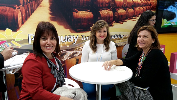 Ministra de Turismo Marcela Bacigalupo durante IBTM 2016