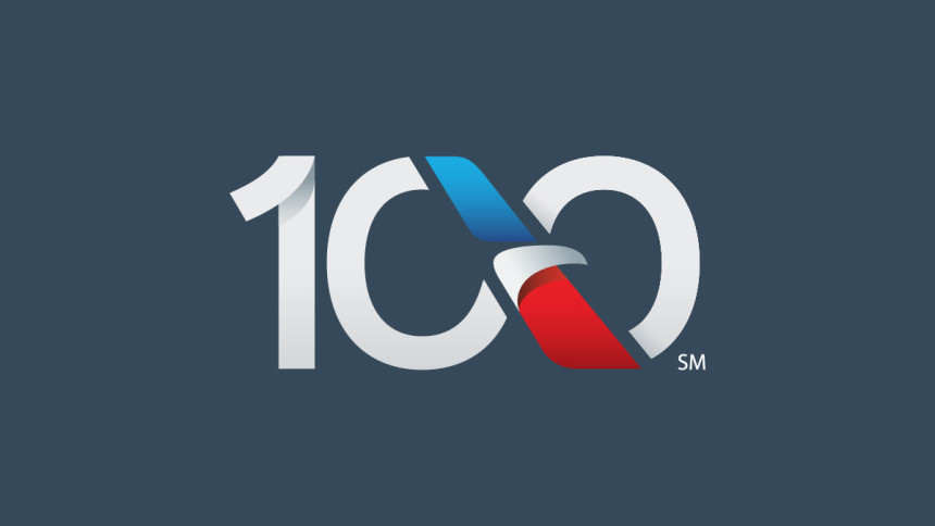 American Airlines celebrará sus 100 años con logo conmemorativo