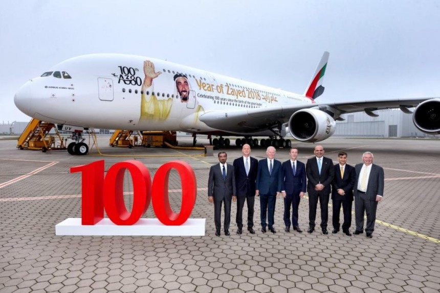 Emirates celebra una década operando el Airbus 380