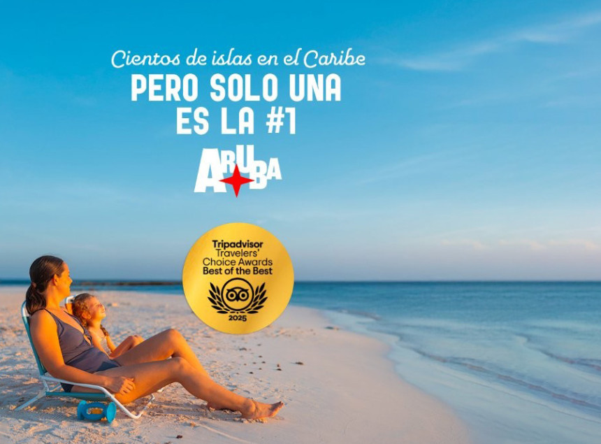 Aruba, mejor destino del Caribe 2025 según Tripadvisor