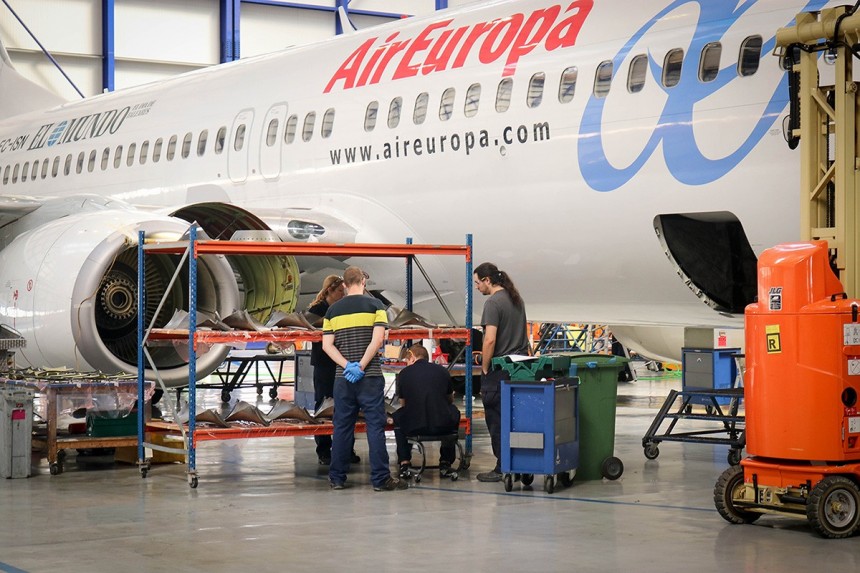 Avión de Air Europa