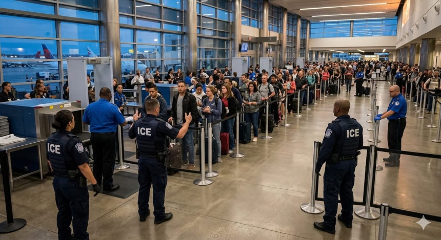 Estados Unidos empieza a utilizar agentes migratorios en tareas de control en  aeropuertos 
