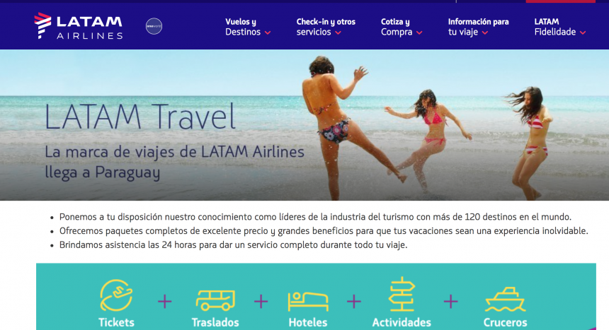 Latam Travel anuncia su ingreso al mercado paraguayo