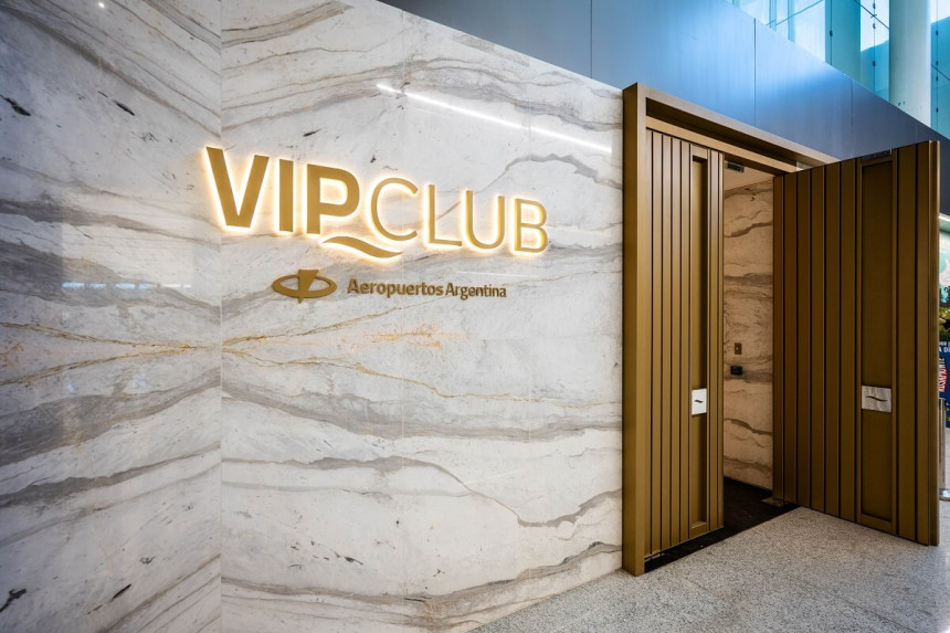 Nueva sala Vip  de Aeropuertos Argentina en Ezeiza