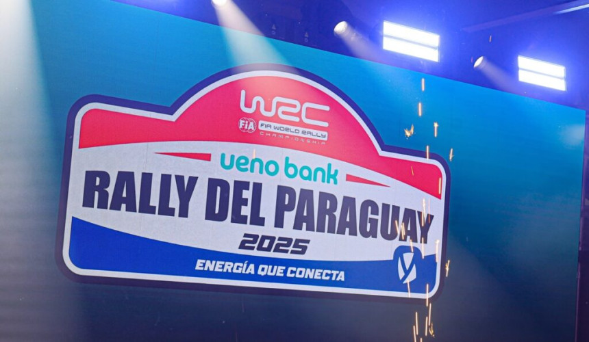 Presentan en Encarnación la chapa oficial del Rally Paraguay 2025