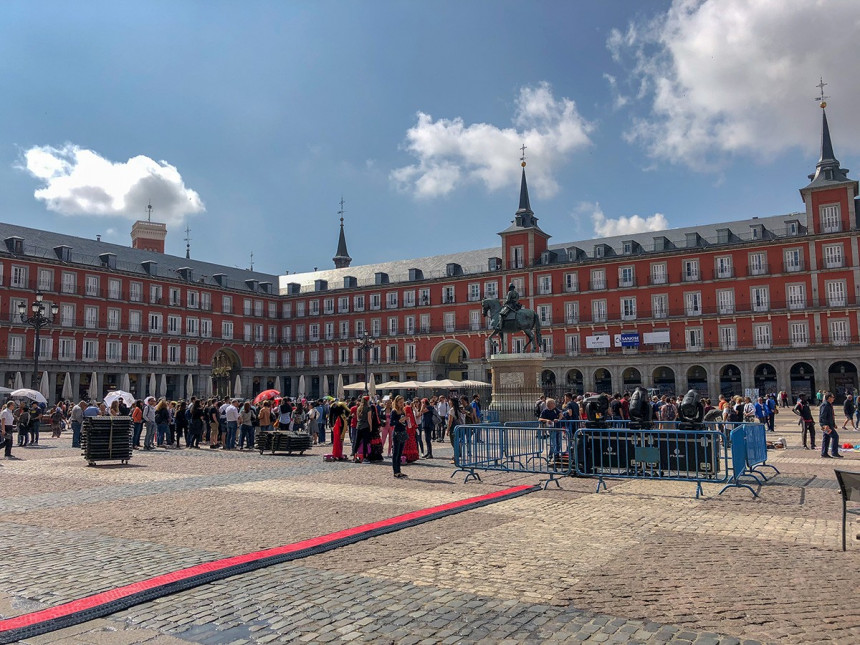 La Plaza Mayor, es uno de los principales atractivos deMadrid