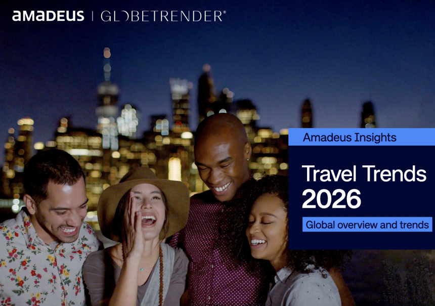 Informe de Amadeus revela las principales tendencias turísticas que tendrán protagonismo en 2026