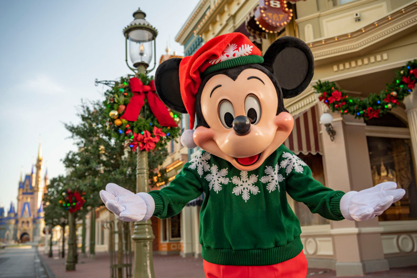 Disney anuncia festejos de Navidad y Año Nuevo en Orlando