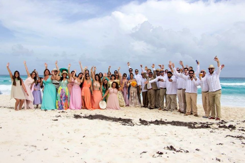 Sky Travel organiza boda para más de 100 personas en Cancún