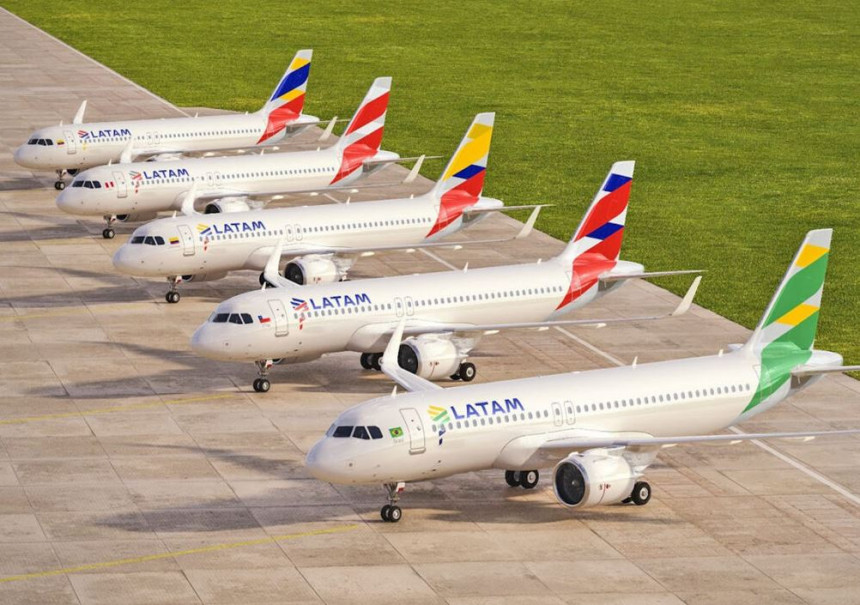 LATAM pintará aviones con los colores de países donde opera vuelos domésticos