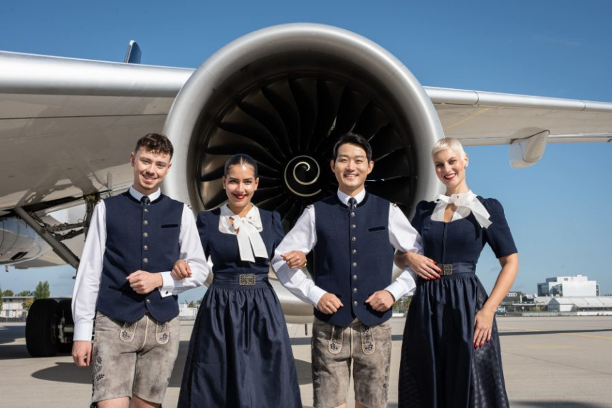 El Oktoberfest también se celebra a bordo de los aviones de Lufthansa