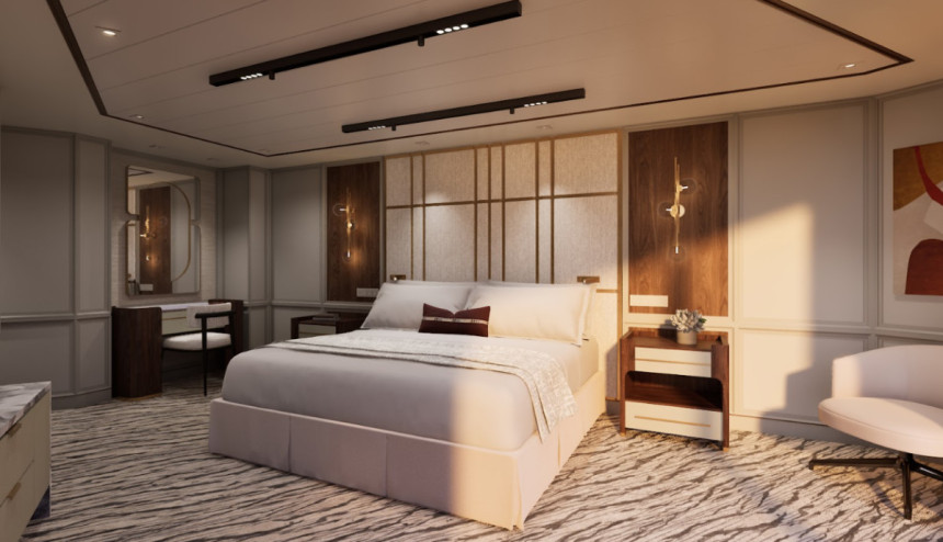 El nuevo barco de Regent Seven Seas Cruises tendrá la suite más grande y lujosa del mundo de los cruceros