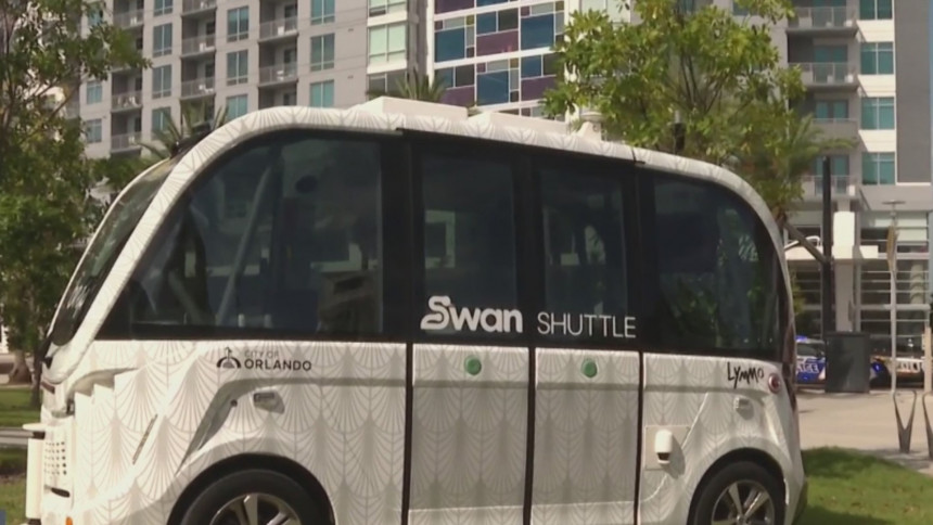 En Orlando, ya realizan pruebas de transporte público sin conductor