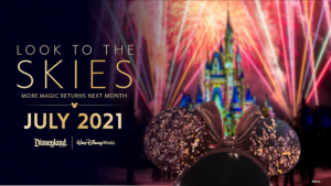 Disney reanudará los shows con fuegos artificiales en sus parques de Orlando