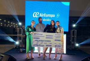 Elegante y concurrido evento de fin de año de Air Europa