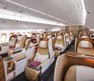 Nueva cabina Business de Emirates en sus Boeing 777-200LR