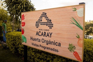 Hotel Casino Acaray, en Ciudad del Este, inauguro su huerta orgánica HCA