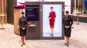 Sama, tripulante de cabina digital e influencer de Qatar Airways 